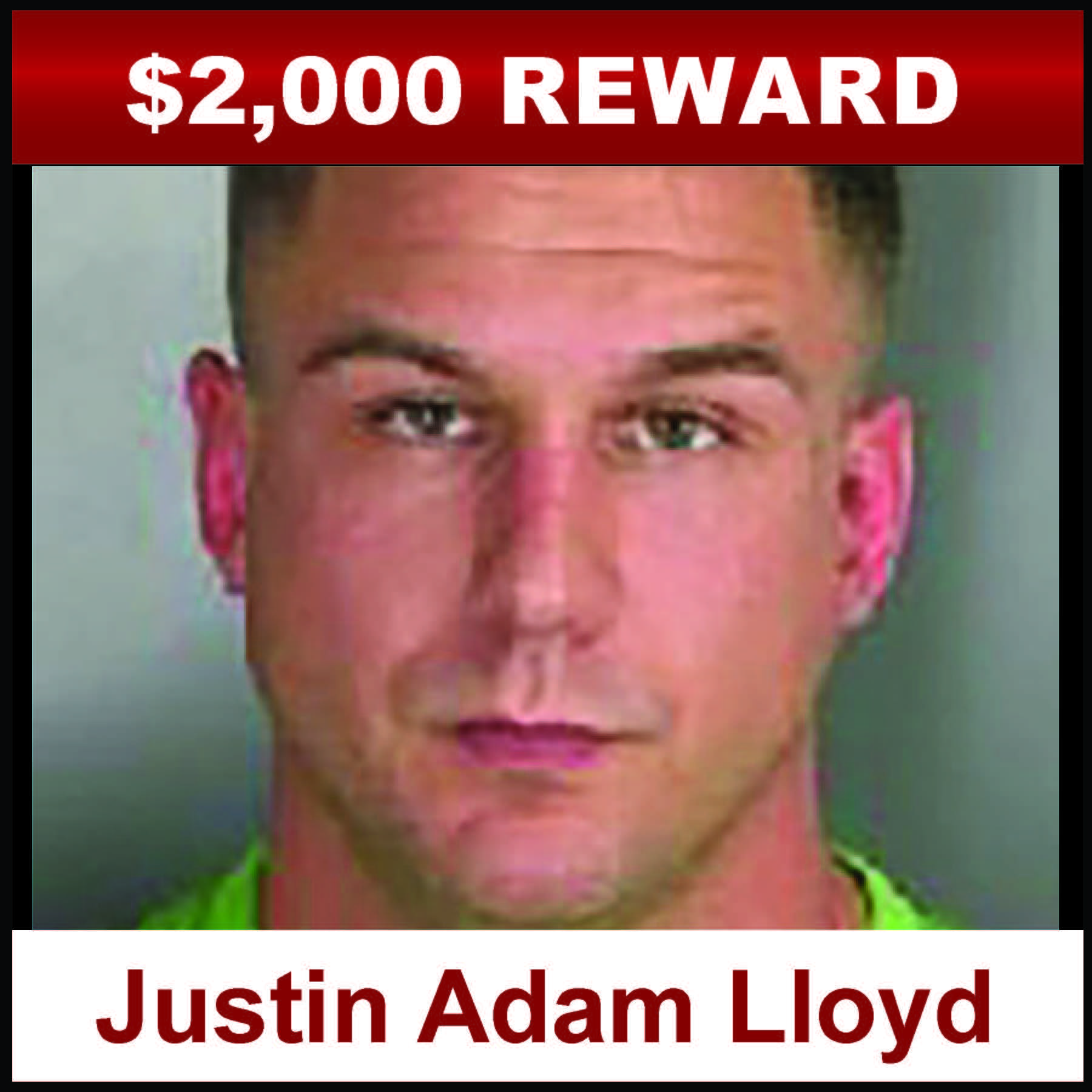Justin Adam Lloyd, Wanted person 